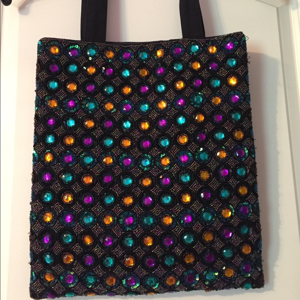 Rhinestone, beaded, sequined beautiful bag